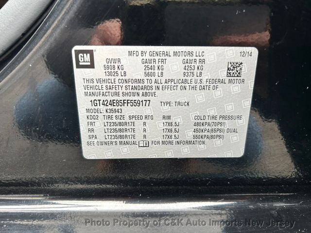 2015 GMC Sierra 3500HD DENALI CREWCAB 4X4,DURAMAX PLUS PKG,SUNROOF,ENTERTAINMENT PKG - 22988402 - 77