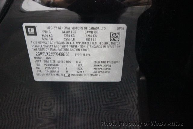 2015 GMC Terrain AWD 4dr SLT w/SLT-1 - 23025132 - 26