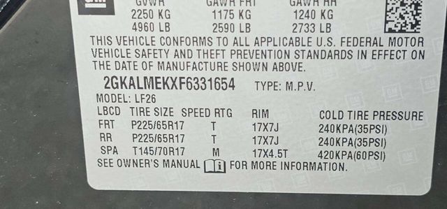 2015 GMC Terrain FWD 4dr SLE w/SLE-1 - 23006788 - 6