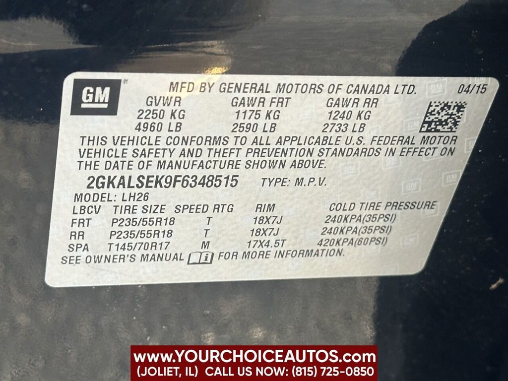 2015 GMC Terrain FWD 4dr SLT w/SLT-1 - 22308863 - 16