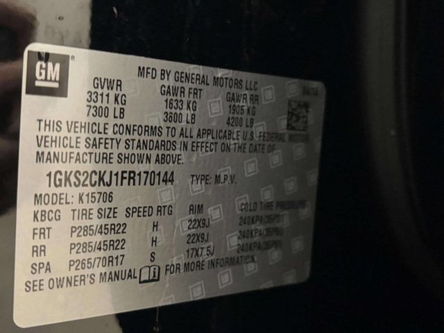 2015 GMC Yukon 4WD 4dr Denali - 22951791 - 54