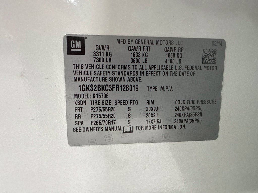 2015 GMC Yukon 4WD 4dr SLT - 23081578 - 32