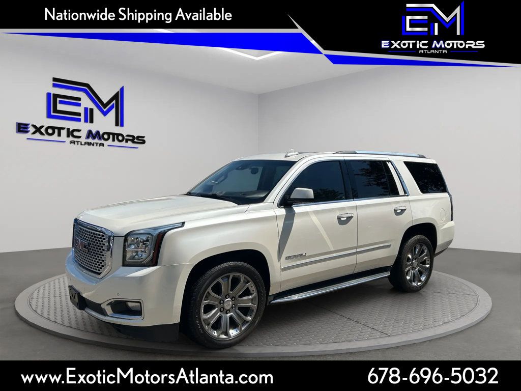 2015 GMC Yukon DENALI, CAPT CHAIRS, LEATHER, BLUETOOTH, 3RD ROW SEATS & MORE!!! - 23043021 - 0
