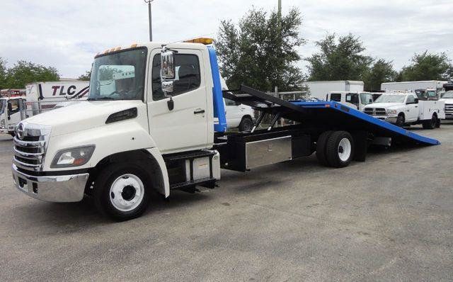2015 HINO 258LP 21.5FT *LCG* CENTURY *RIGHT APPROACH ROLLBACK TOW TRUCK - 20701505 - 0