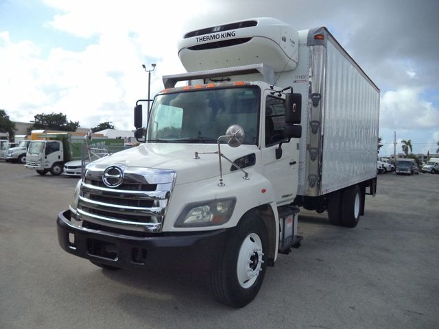 2015 HINO 268A 20FT REFRIGERATED BOX TRUCK. THERMO KING T680 - 22443053 - 1