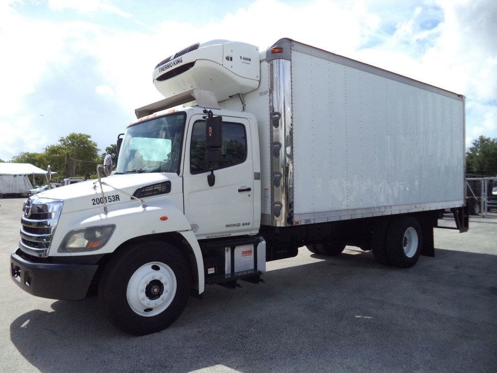 2015 HINO 268A 20FT REFRIGERATED BOX TRUCK. THERMO KING T680 - 22543150 - 36