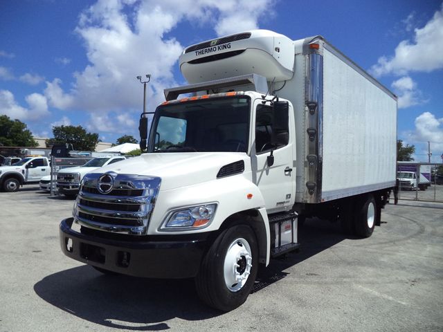 2015 HINO 268A 20ft Refrigerated Box Truck Thermo King T680 & Liftgate - 22899241 - 1