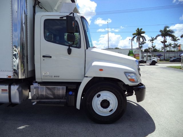 2015 HINO 268A 20ft Refrigerated Box Truck Thermo King T680 & Liftgate - 22899241 - 23