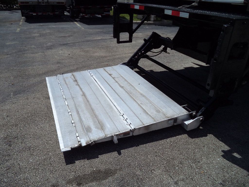 2015 HINO 268A 20ft Refrigerated Box Truck Thermo King T680 & Liftgate - 22899241 - 25