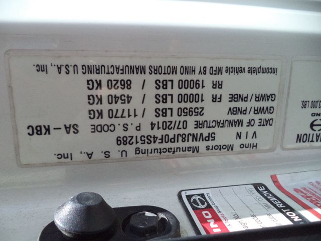 2015 HINO 268A 20ft Refrigerated Box Truck Thermo King T680 & Liftgate - 22899241 - 37