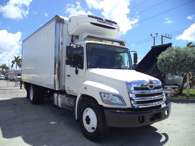 2015 HINO 268A 20ft Refrigerated Box Truck Thermo King T680 & Liftgate - 22899241 - 4