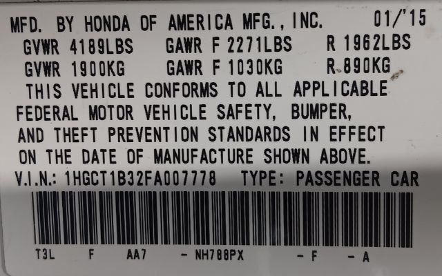 2015 Honda Accord Coupe 2dr I4 CVT LX-S - 22986555 - 4