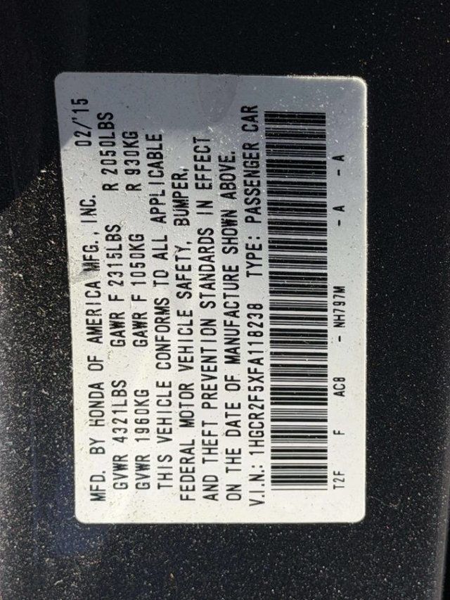 2015 Honda Accord Sedan 4dr I4 CVT Sport - 22997922 - 13