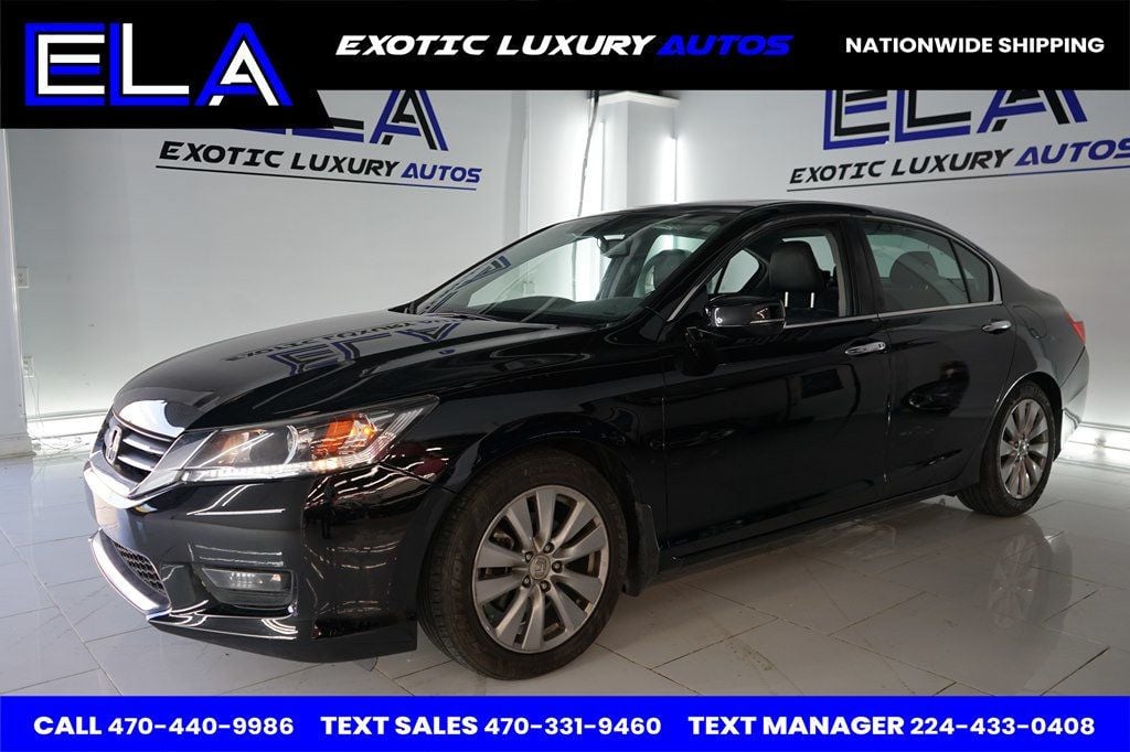 2015 Honda Accord Sedan FULLY LOADED! EXL! REAR CAMERA! SIDE VIEW ASSIST CAMERA! CLEAN - 22770504 - 2