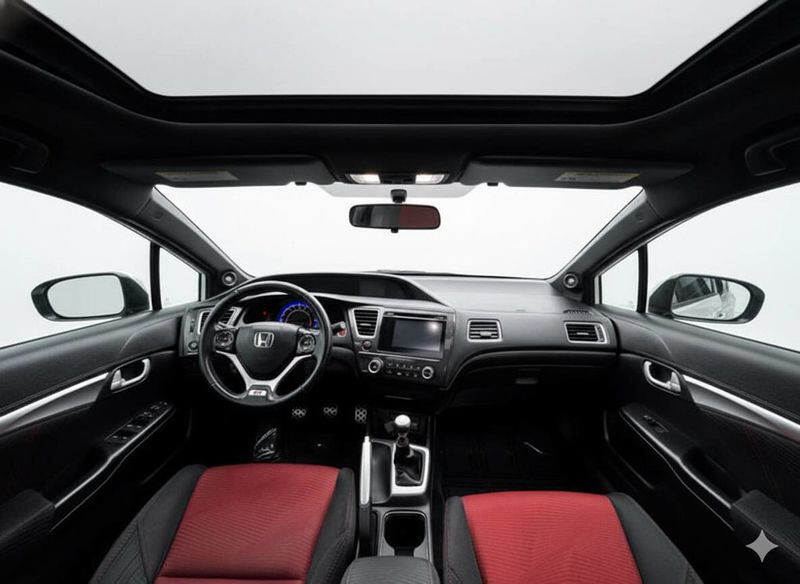 2015 Honda Civic Si w/Navi 4dr Sedan - 22949104 - 19