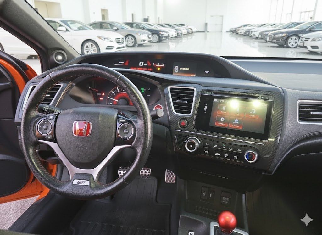 2015 Honda Civic Coupe 2dr Manual Si w/Navi - 22940679 - 6