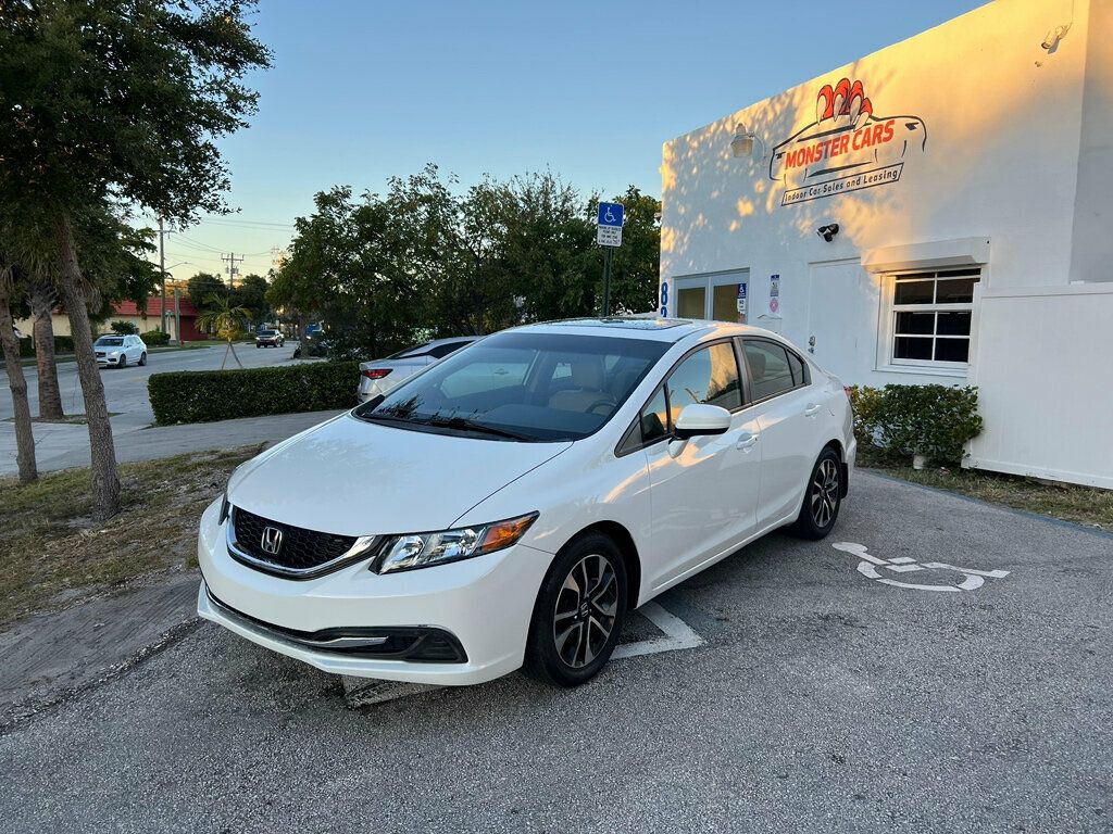 2015 Honda Civic Sedan 4dr CVT EX - 22695735 - 1