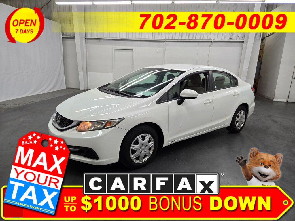 2015 Honda Civic Sedan 4dr CVT LX - 22754479 - 0