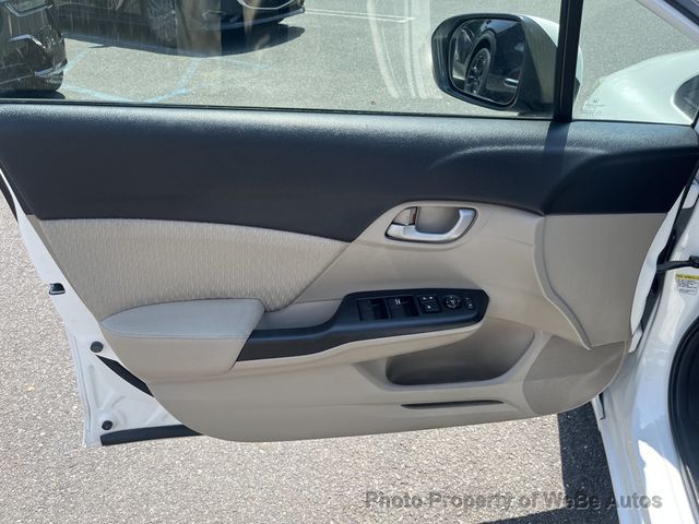2015 Honda Civic Sedan 4dr CVT LX - 23046769 - 11