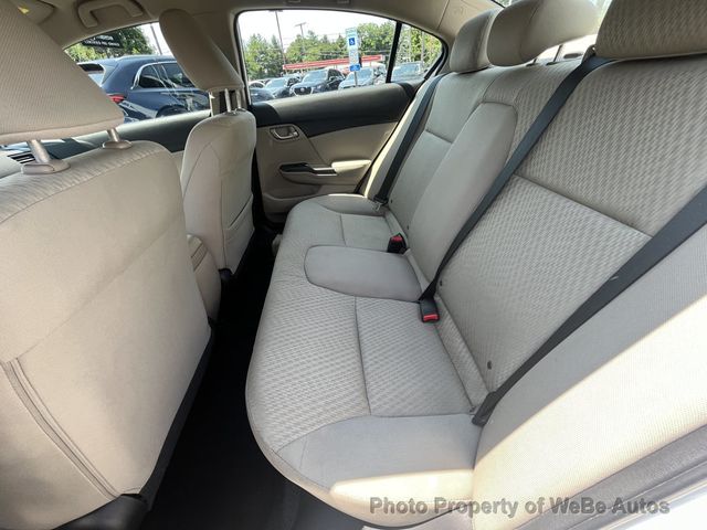 2015 Honda Civic Sedan 4dr CVT LX - 23046769 - 21