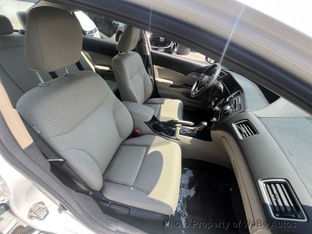 2015 Honda Civic Sedan 4dr CVT LX - 23046769 - 25