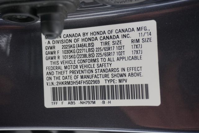 2015 Honda CR-V 2WD 5dr EX - 23006409 - 30