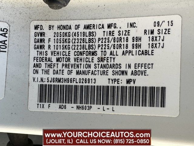 2015 Honda CR-V 2WD 5dr Touring - 22994619 - 13