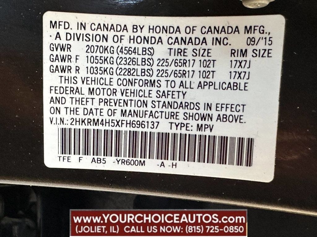 2015 Honda CR-V AWD 5dr EX - 22793338 - 14