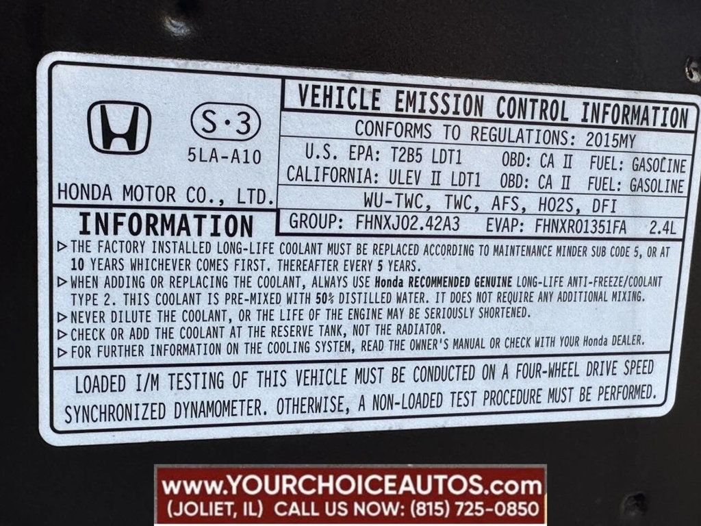 2015 Honda CR-V AWD 5dr EX - 22793338 - 26