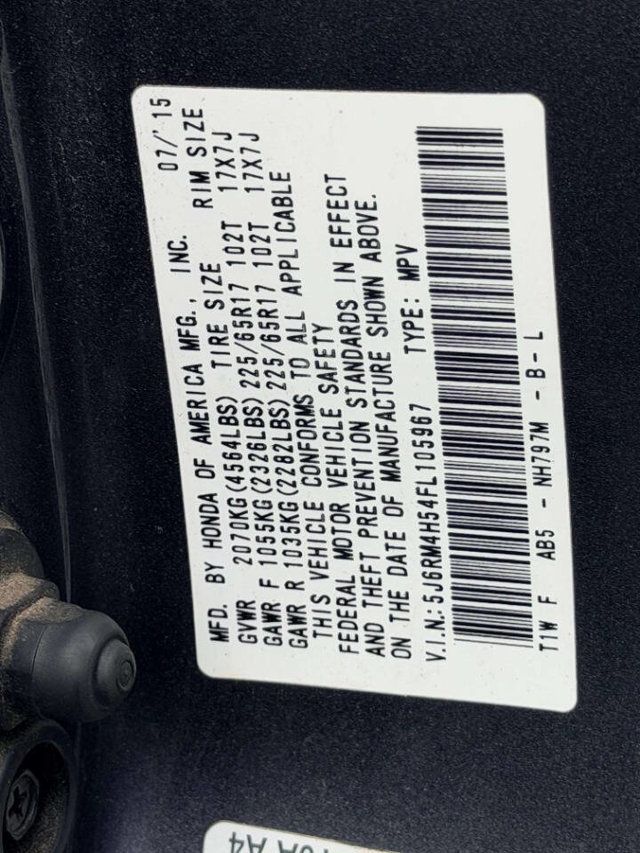 2015 Honda CR-V AWD 5dr EX - 23034531 - 20