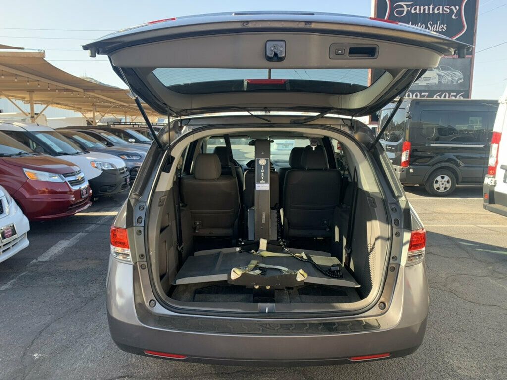 2015 Honda Odyssey 5dr EX-L LOW MILES W/HANDICAP WHEELCHAIR ACCESSIBLE - 23020897 - 5