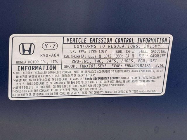 2015 Honda Odyssey 5dr LX - 23040941 - 12