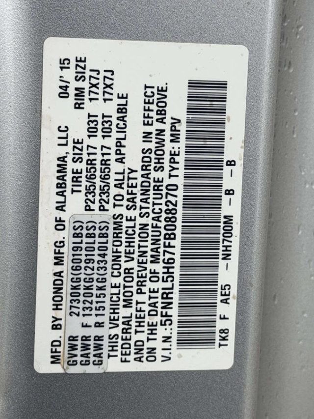 2015 Honda Odyssey EX L 4dr Mini Van - 23043956 - 19