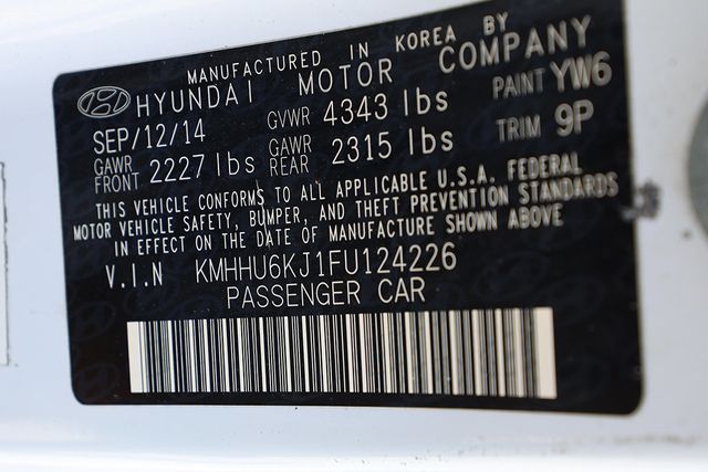 2015 HYUNDAI GENESIS COUPE 2dr 3.8L Manual w/Black Seats - 23004440 - 31