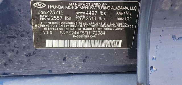 2015 Hyundai Sonata 4dr Sedan 2.4L SE - 22994647 - 9