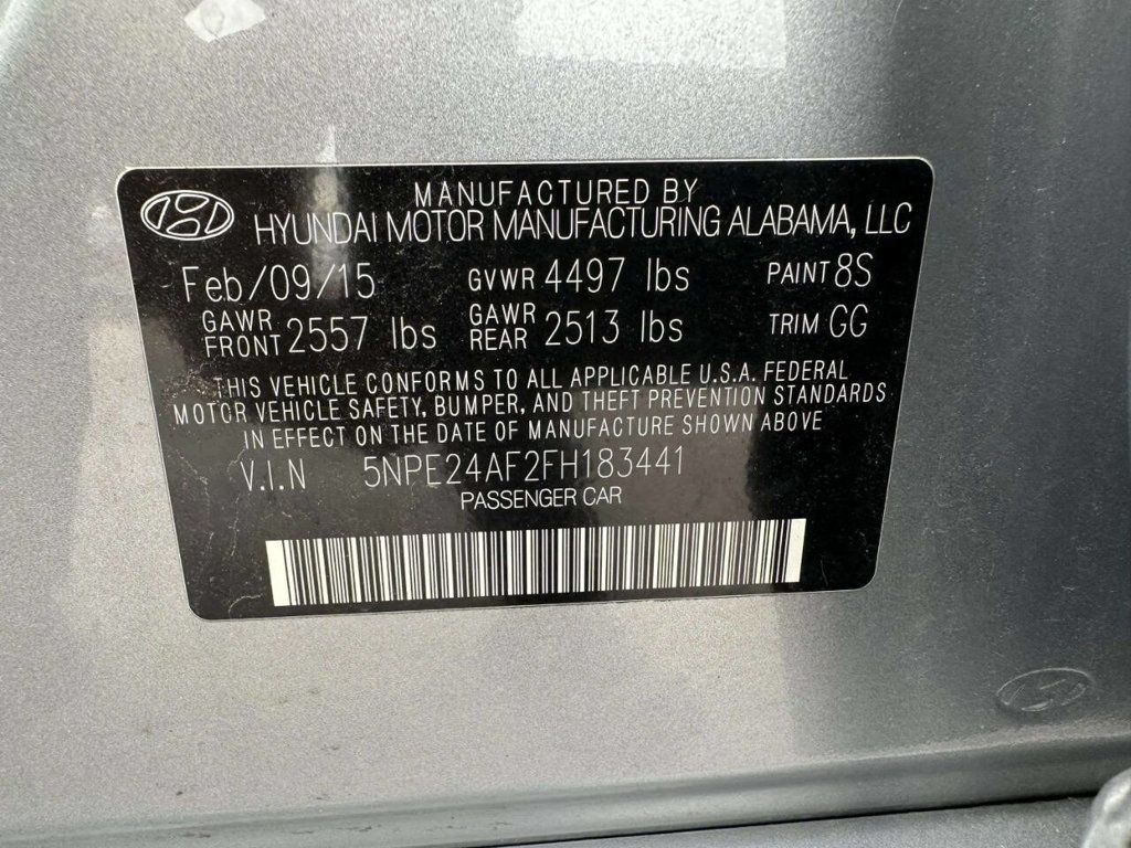2015 Hyundai Sonata 4dr Sedan 2.4L SE - 22940464 - 32