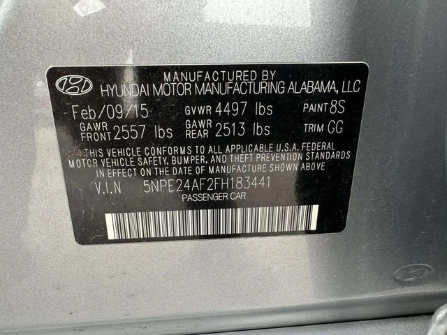 2015 Hyundai Sonata 4dr Sedan 2.4L SE - 22940464 - 32