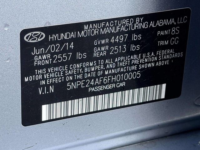 2015 Hyundai Sonata 4dr Sedan 2.4L SE - 23049460 - 17