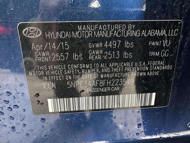 2015 Hyundai Sonata Limited 4dr Sedan - 22990042 - 41