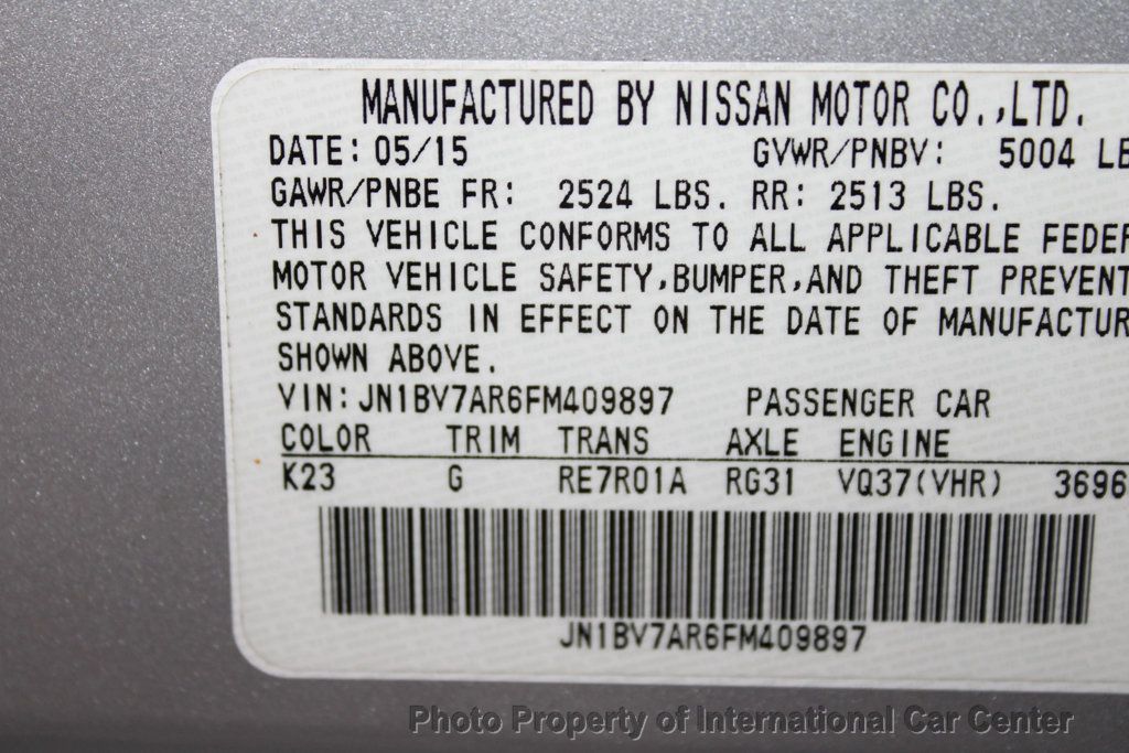 2015 INFINITI Q50 4dr Sedan AWD - 22946357 - 24