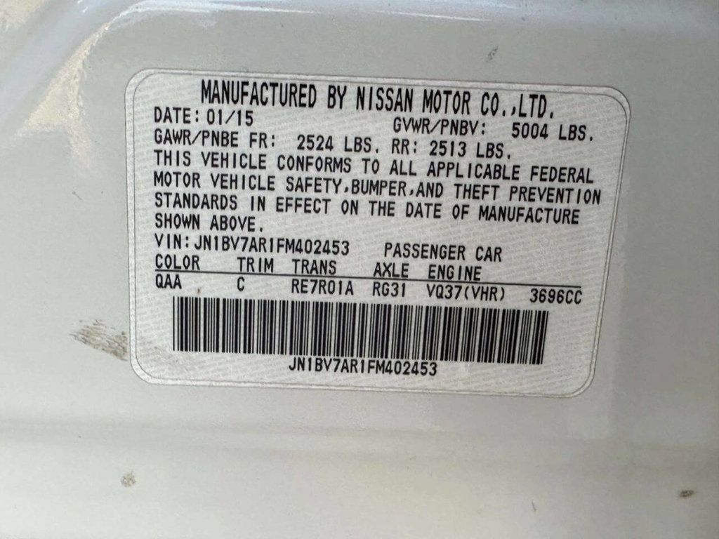 2015 INFINITI Q50 4dr Sedan AWD - 23011864 - 22