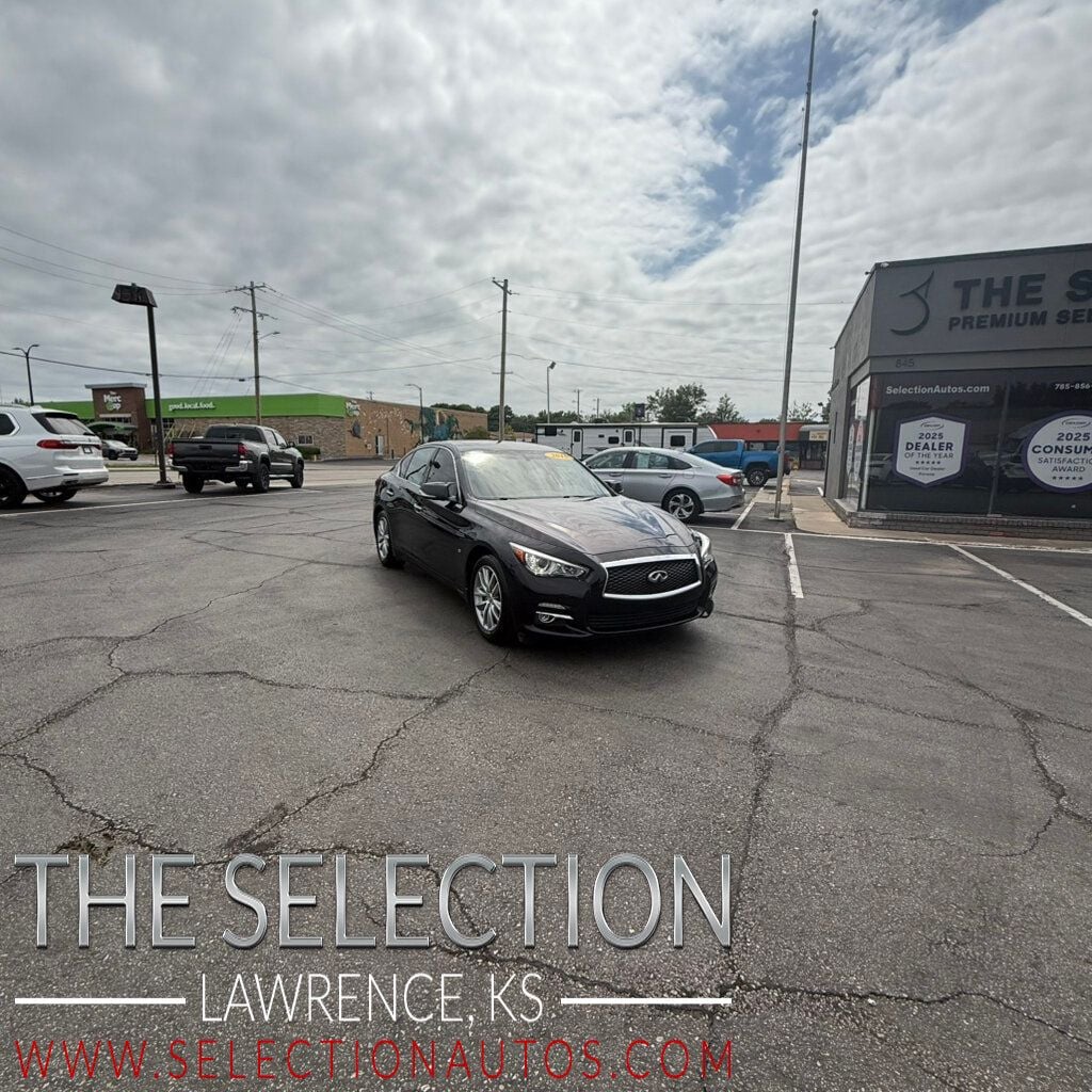 2015 INFINITI Q50 4DR SEDAN PREMIUM AWD W/NAVIGATION, SUNROOF & LEATHER - 23021595 | Video 1