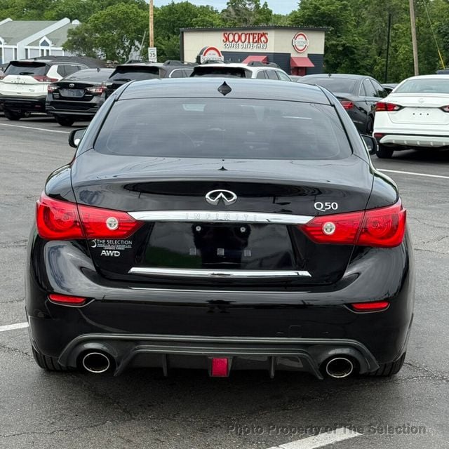 2015 INFINITI Q50 4DR SEDAN PREMIUM AWD W/NAVIGATION, SUNROOF & LEATHER - 23021595 - 13