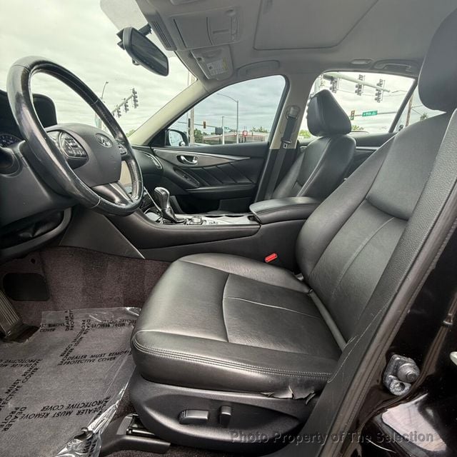 2015 INFINITI Q50 4DR SEDAN PREMIUM AWD W/NAVIGATION, SUNROOF & LEATHER - 23021595 - 21