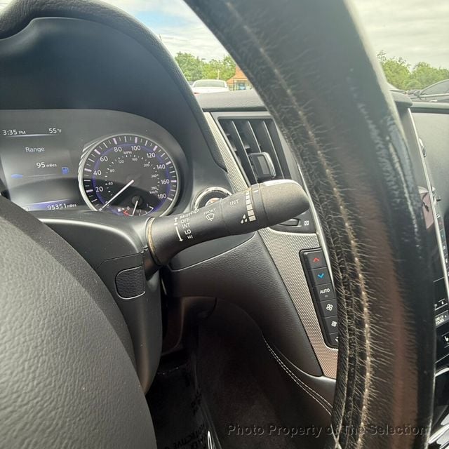 2015 INFINITI Q50 4DR SEDAN PREMIUM AWD W/NAVIGATION, SUNROOF & LEATHER - 23021595 - 25