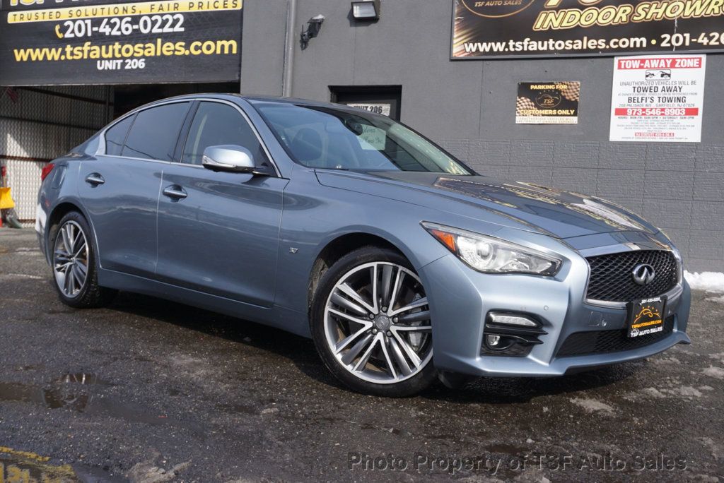 2015 INFINITI Q50 4dr Sedan Sport AWD NAVI 360 CAMERAS HEATED SEATS LEATHER ROOF - 22978001 | Video 1