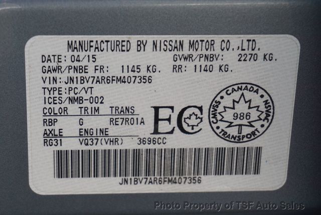 2015 INFINITI Q50 4dr Sedan Sport AWD NAVI 360 CAMERAS HEATED SEATS LEATHER ROOF - 22978001 - 47