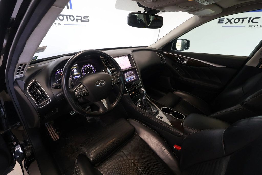 2015 INFINITI Q50 SPORT MODEL, CLEAN CARFAX, HID LTS, PREM WHEELS, TINTED, NAVI!! - 22933919 - 21