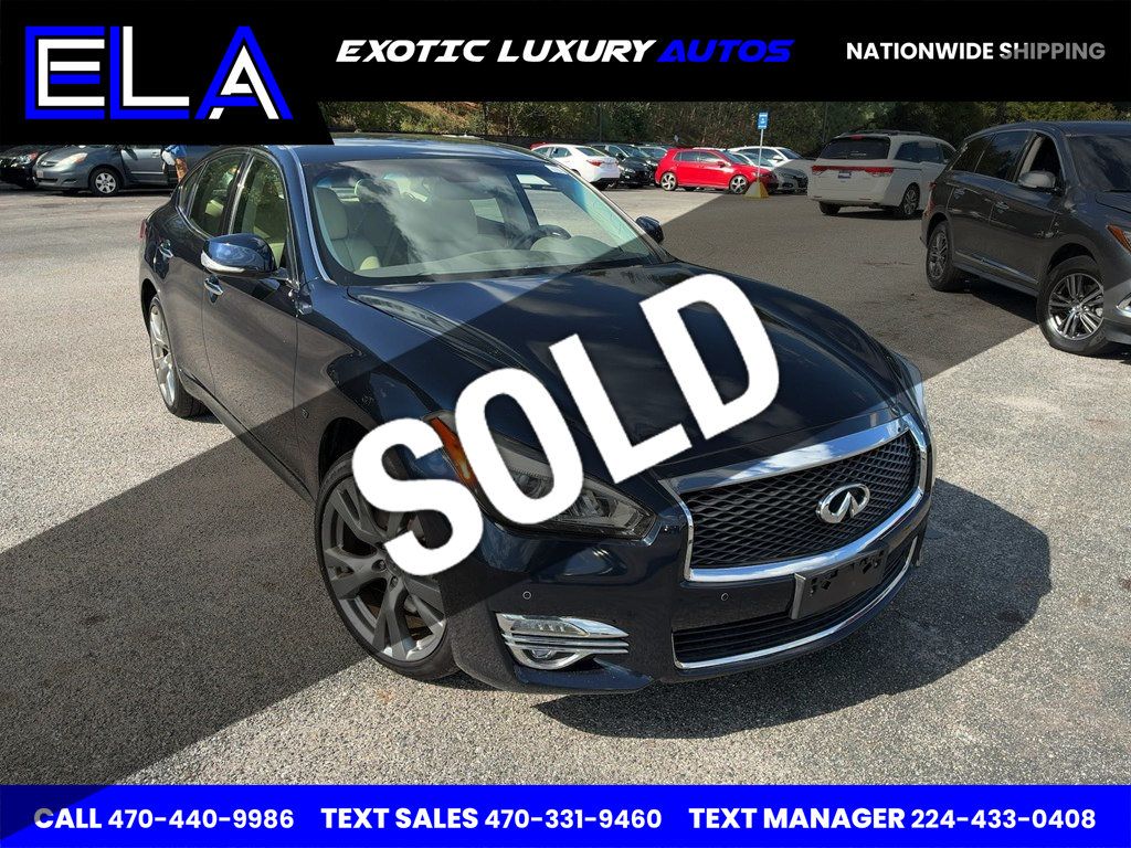 2015 INFINITI Q70 PERFORMANCE PACKAGE! WHEEL PACKAGE! 20 INCH! LEDS TAILS - 22919406 - 0