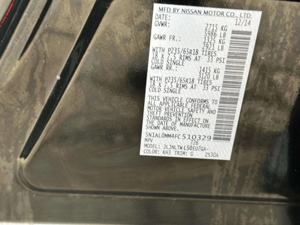 2015 INFINITI QX60 AWD 4dr - 22992730 - 25